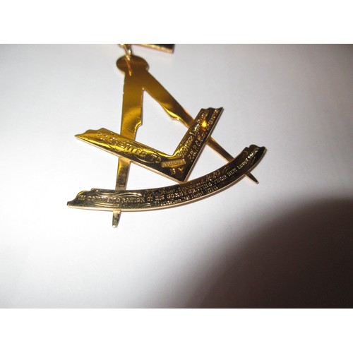 353 - Presentation Masonic Jewel, Dundee 1876, with Fitted Case