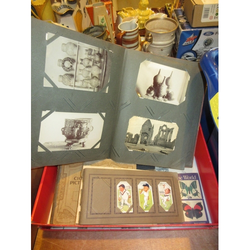 16 - Two Boxes of Cigarette Albums and Loose Cards