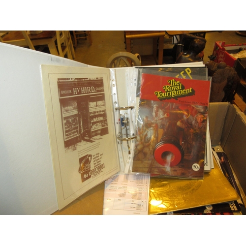 19 - Thirteen Folders of Vintage Theatre Programmes and Brochues