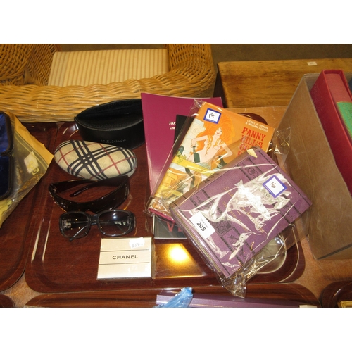 205 - D&G and Dior Sunglasses, Chanel Perfume and a Selection of Books