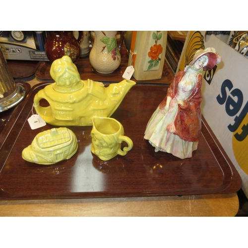 8 - Royal Doulton Paisley Shawl HN1392 and Lingard 3 Piece Set