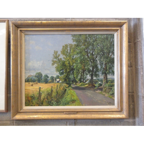 542 - James McIntosh Patrick, RSA, ROI, ARE, LLD, (Scottish 1907-1998), Oil on Canvas, Leys Halliburton Ne...