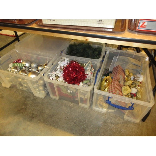 30 - Boxes of Christmas Decorations