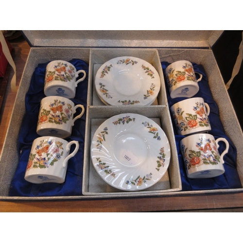 37 - Aynsley Cottage Garden 12 Piece Coffee Set