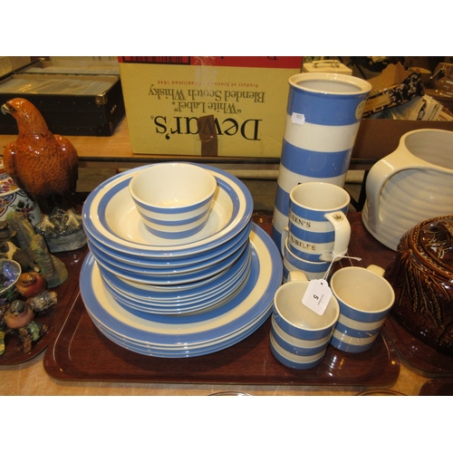 5 - TG Green Cornish Blue Dinnerwares etc