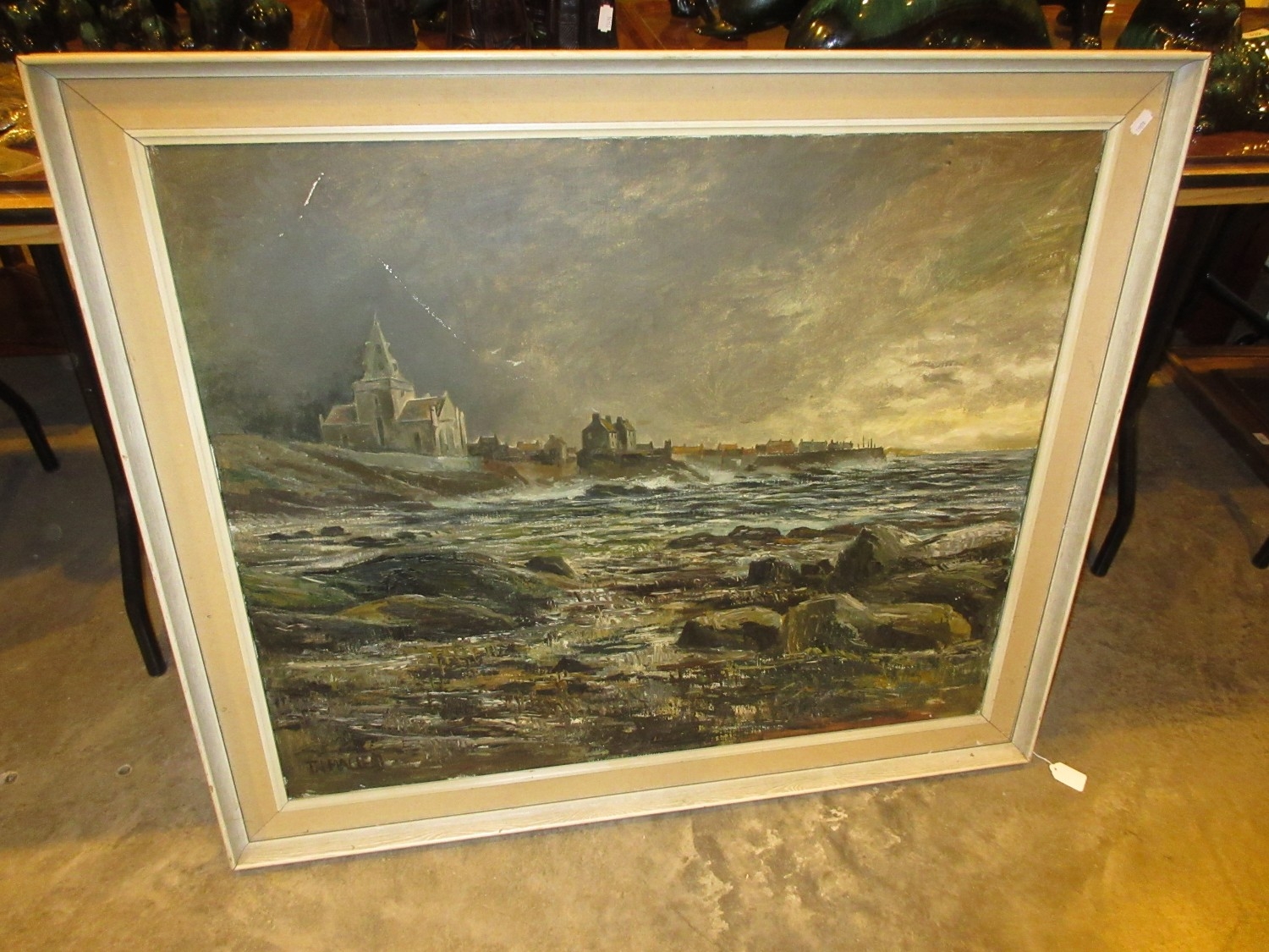 Torquil J. MacLeod, (Scottish 1933-2002), Oil on Canvas, A Stormy Day ...