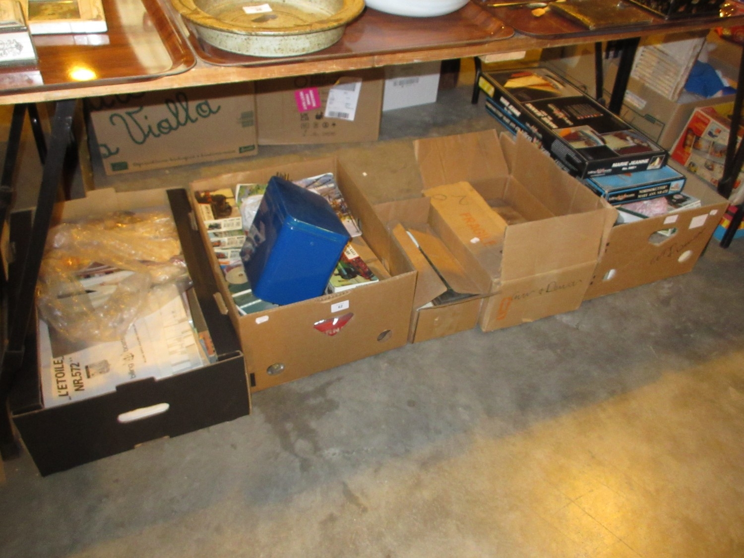 Various Boxes of Model Railways