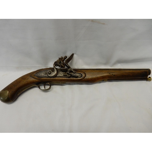 301 - A flintlock style pistol - 20in. long