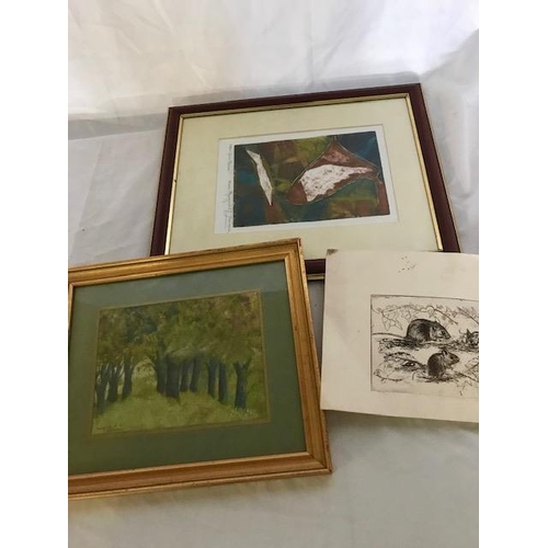 22 - Margaret Levinson. A large selection of unframed etchings/aquatints