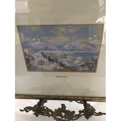 10 - Charles Rowbotham.  A watercolour - Bassanu Italy, framed and glazed - 5in. x 8in.