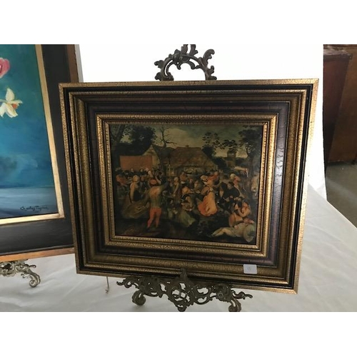 15 - A signed oil on canvas - Woodland scene, gilt framed - 16in. x 19in., Charles Taylor 66.  Oils on ca... 