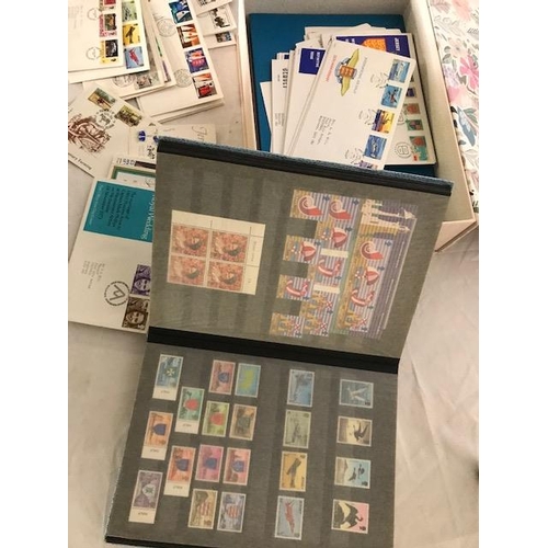 33 - A quantity of Jersey stamps (mint) and a quantity of First Day covers