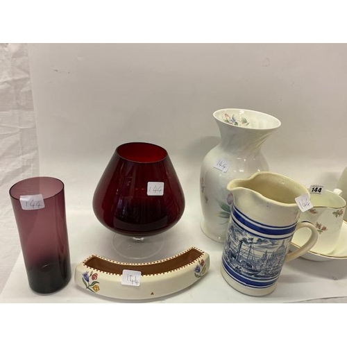 144 - A selection of Poole Pottery and other decorative china