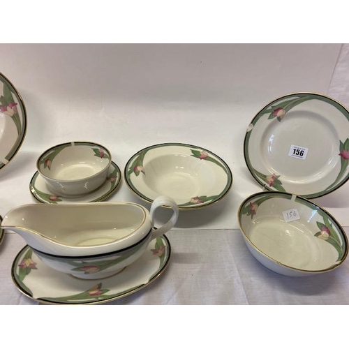 156 - A Royal Doulton Vogue Awakening pattern part dinner service