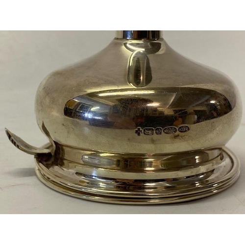 188 - A modern silver wine funnel - Birmingham 2000, makers marks for W I Broadway & Co