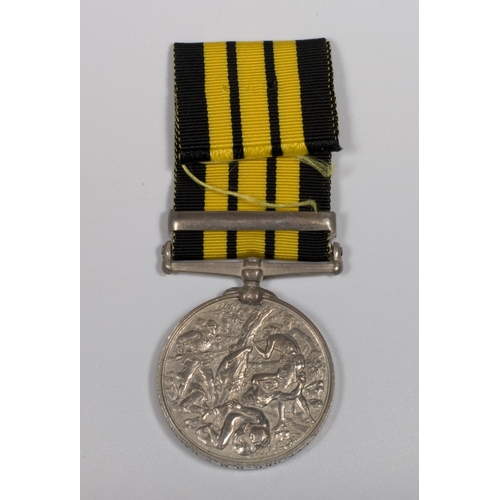 320 - An 1891-2 East and West Africa medal with -1891-2 bar awarded to H Lee Ord HMS Racer