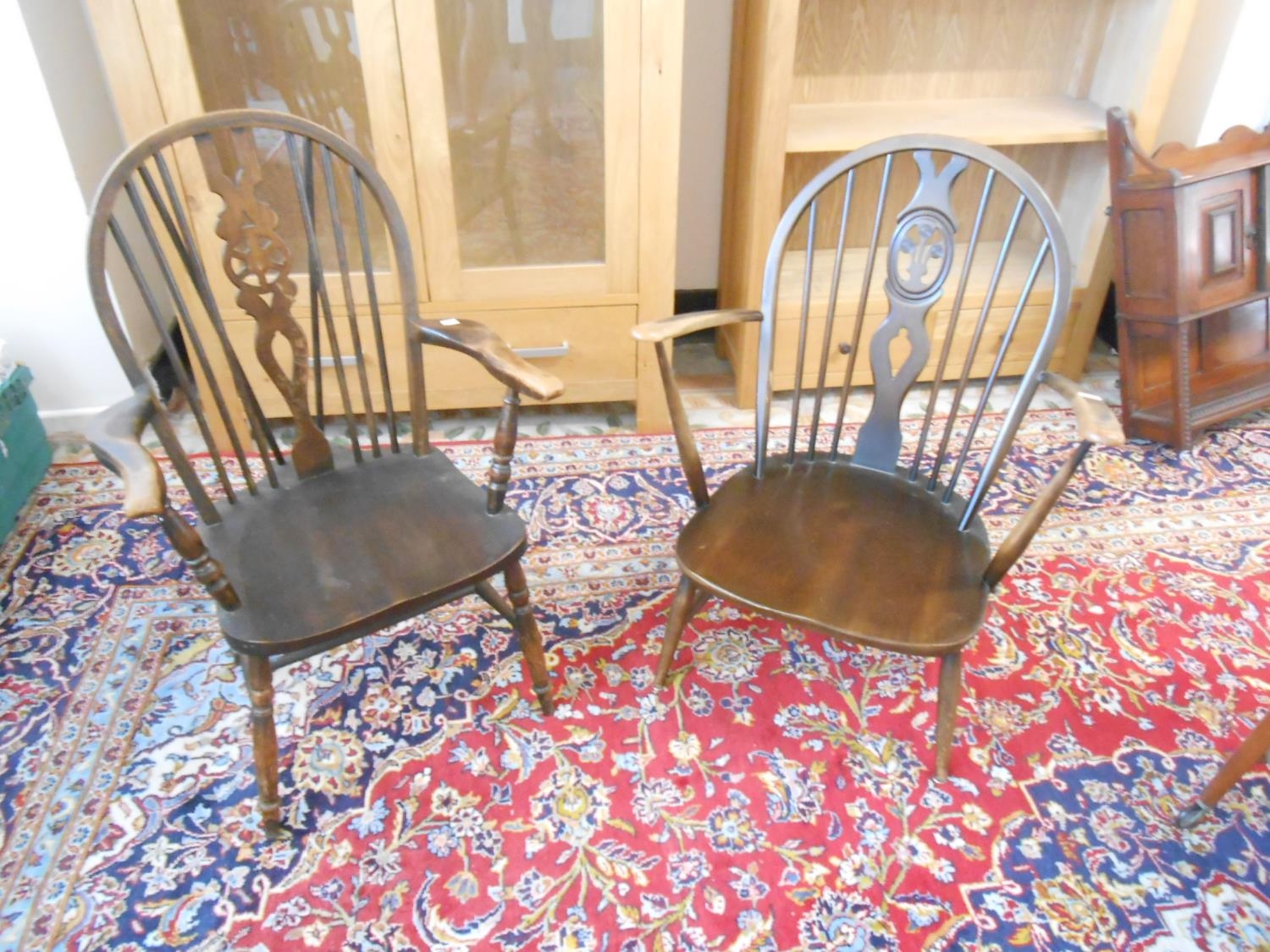 Ercol fleur de lys armchair sale