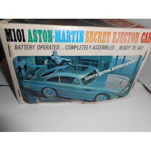 350 - A Japanese M101 Aston Martin Secret Ejector Car, boxed - 11in. long