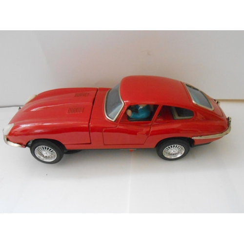 356 - A Japanese Bandai battery operated Ferrari Gear Shift Car, boxed - 11in. long and a Japanese Bandai ... 