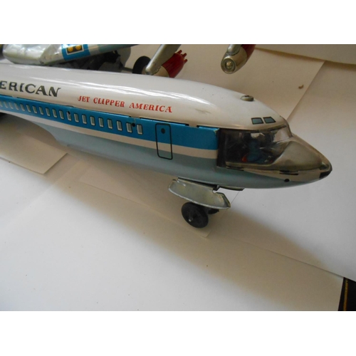 358 - A Japanese battery operated Jet Airliner, boxed