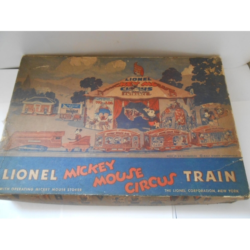 361 - A Lionel 1536 Mickey Mouse Circus Train, boxed