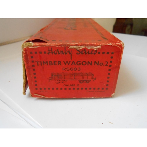 368 - A quantity of Hornby Meccano rolling stock and engine, boxed