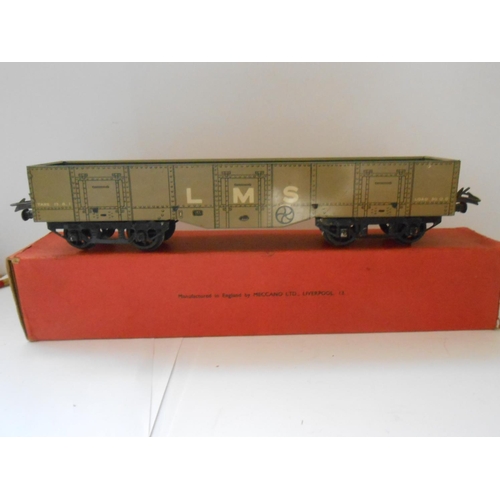 368 - A quantity of Hornby Meccano rolling stock and engine, boxed