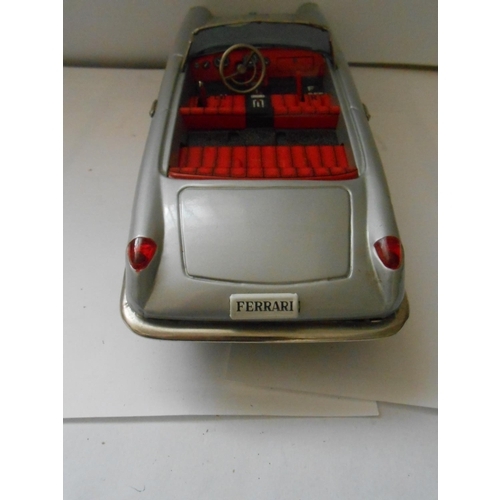 356 - A Japanese Bandai battery operated Ferrari Gear Shift Car, boxed - 11in. long and a Japanese Bandai ... 