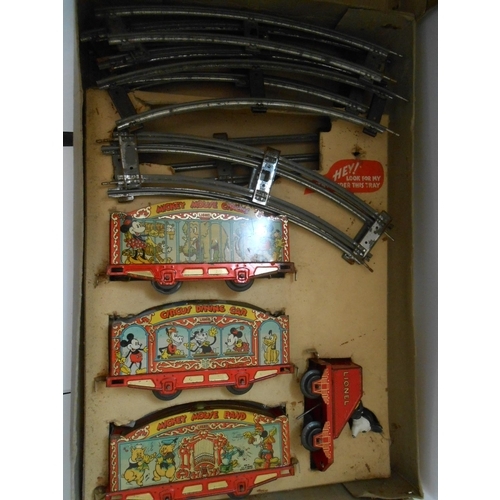 361 - A Lionel 1536 Mickey Mouse Circus Train, boxed