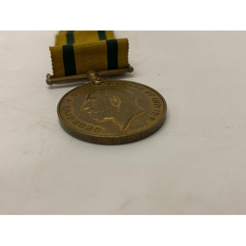 249 - A Territorial Force War medal awarded to 1881 Pte F Sennett Wilts. R.