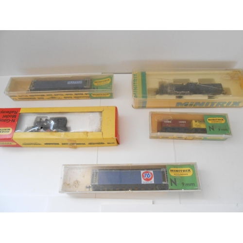 370 - Five Rivarossi, five Minitrix, five Lima, a Graham Farish and two other items of rolling stock