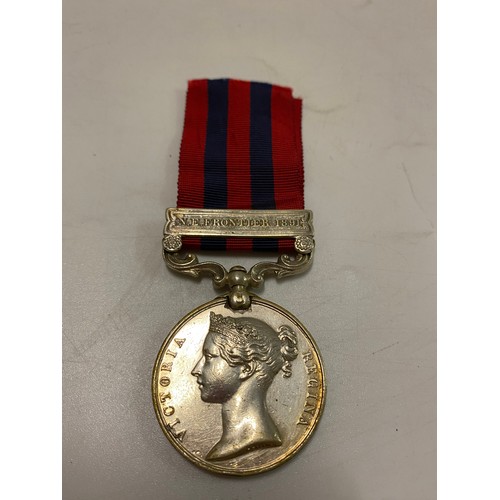 213 - An India General Service medal with N.E Frontier 1891 bar awarded to 2552 Pte G Cross 4th Bn ………..