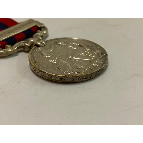 213 - An India General Service medal with N.E Frontier 1891 bar awarded to 2552 Pte G Cross 4th Bn ………..