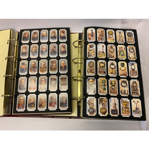 25 - Nine Card Collectors albums of reproduction cigarette cards