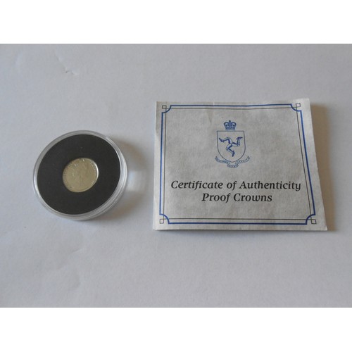 248 - A Pobjoy Mint Isle of Man proof 1/20th platinum noble
Please note buyers premium does not apply to t... 