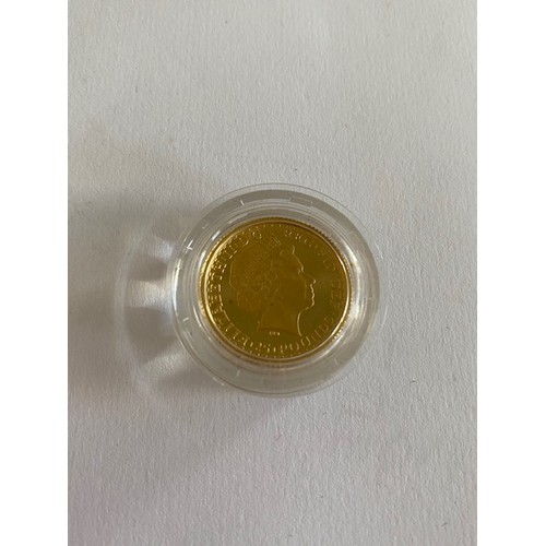 254 - A Britannia 1/4oz gold proof coin in fitted box