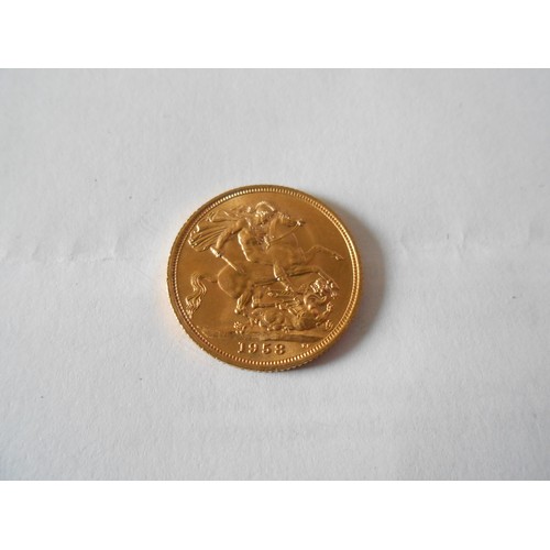 274 - A gold sovereign dated 1958

Buyers premium does not apply to the purchase of the lot