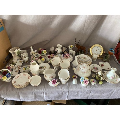 108 - A Duchess bone china tea service and a selection of decorative china including Royal Worcester, Ayns... 