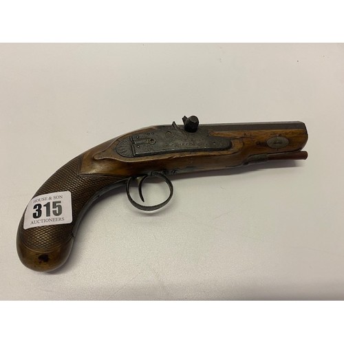 315 - An antique pistol