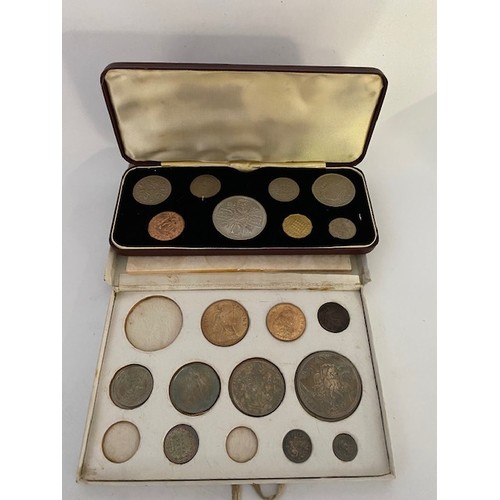 331 - A 1960 specimen coin set and 1902 part specimen coin set