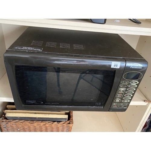 36 - A Panasonic microwave oven