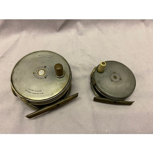 1330 - A Hardy Bros 'The Perfect Fly Reel' and one other Hardy fishing reel