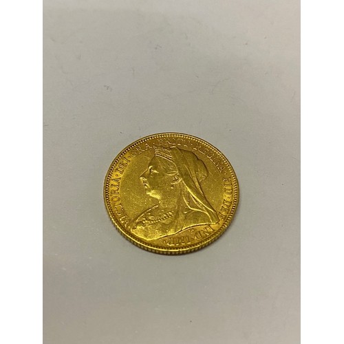 199 - A gold sovereign for 1899