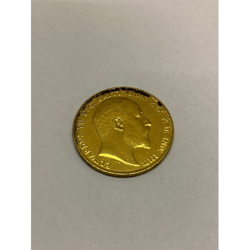 267 - A gold sovereign for 1909