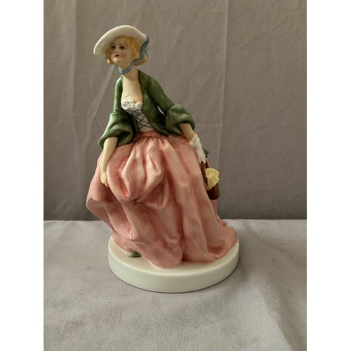 156 - A Royal Worcester figure - Lady Bountiful 309 - 7 1/2in. high