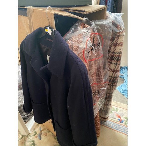 85 - Five Aquascutum 3/4 length wool coats