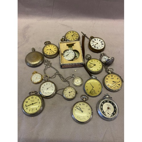 203 - A collection of pocket watches various