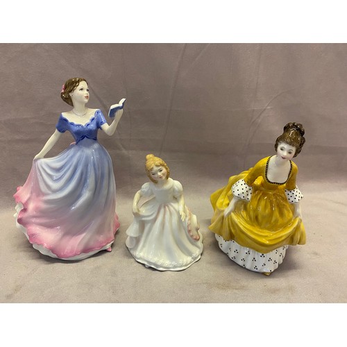 83 - Three Royal Doulton figures - Amanda HN2996, Sweet Poetry HN4113 and Coralie HN2307