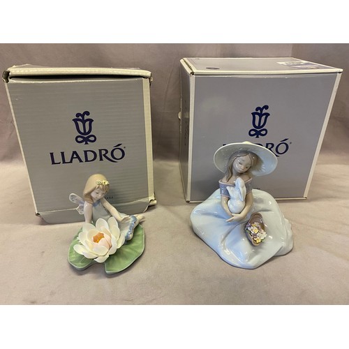 88 - Two Lladro figures - Lillypad Love and Bunny Kisses, boxed