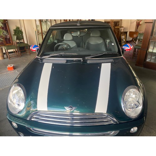 1 - A Mini Cooper Convertible, 56 registration, 42000 miles approx, one owner from new, new MOT, extensi... 